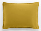 Taie D'Oreiller - 100% Satin De Coton Lavé 105 Fils - Marron