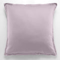 Taie D'Oreiller - 100% Satin De Coton Lavé 105 Fils - Violet