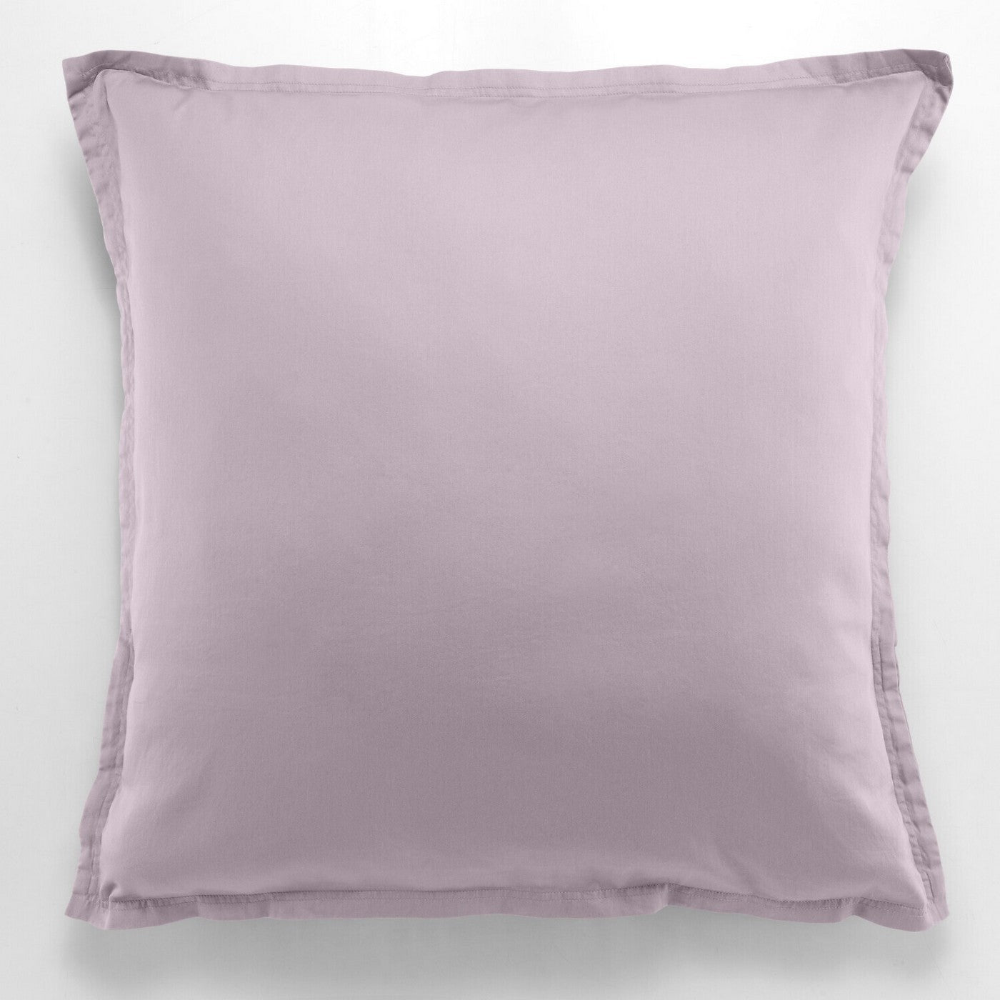Taie D'Oreiller - 100% Satin De Coton Lavé 105 Fils - Violet