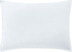 Taie D'Oreiller - 100% Percale De Coton Lavé 80 Fils - Blanc Nuage