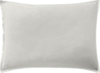 Taie D'Oreiller - 100% Percale De Coton Lavé 80 Fils - Gris Perle