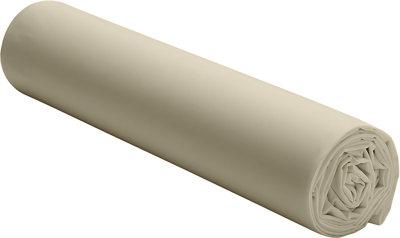 Drap Housse - 100% Percale De Coton Lavé 80 Fils - Ecru Naturel