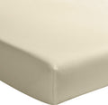 Drap Housse - 100% Percale De Coton Lavé 80 Fils - Ecru Naturel