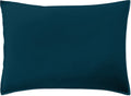Taie D'Oreiller - 100% Percale De Coton Lavé 80 Fils - Bleu Impérial