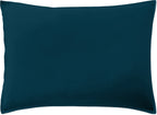 Taie D'Oreiller - 100% Percale De Coton Lavé 80 Fils - Bleu Impérial