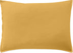 Taie D'Oreiller - 100% Percale De Coton Lavé 80Fils - Jaune Moutarde