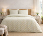 Parure Housse De Couette Tess - 100% Coton Lavé - Imprimé