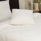 Parure Gaze De Microfibre Blanc