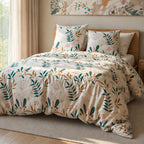 Parure Housse De Couette 3Pcs 100% Polyester Microfibre 75Gsm Celia - Imprimé