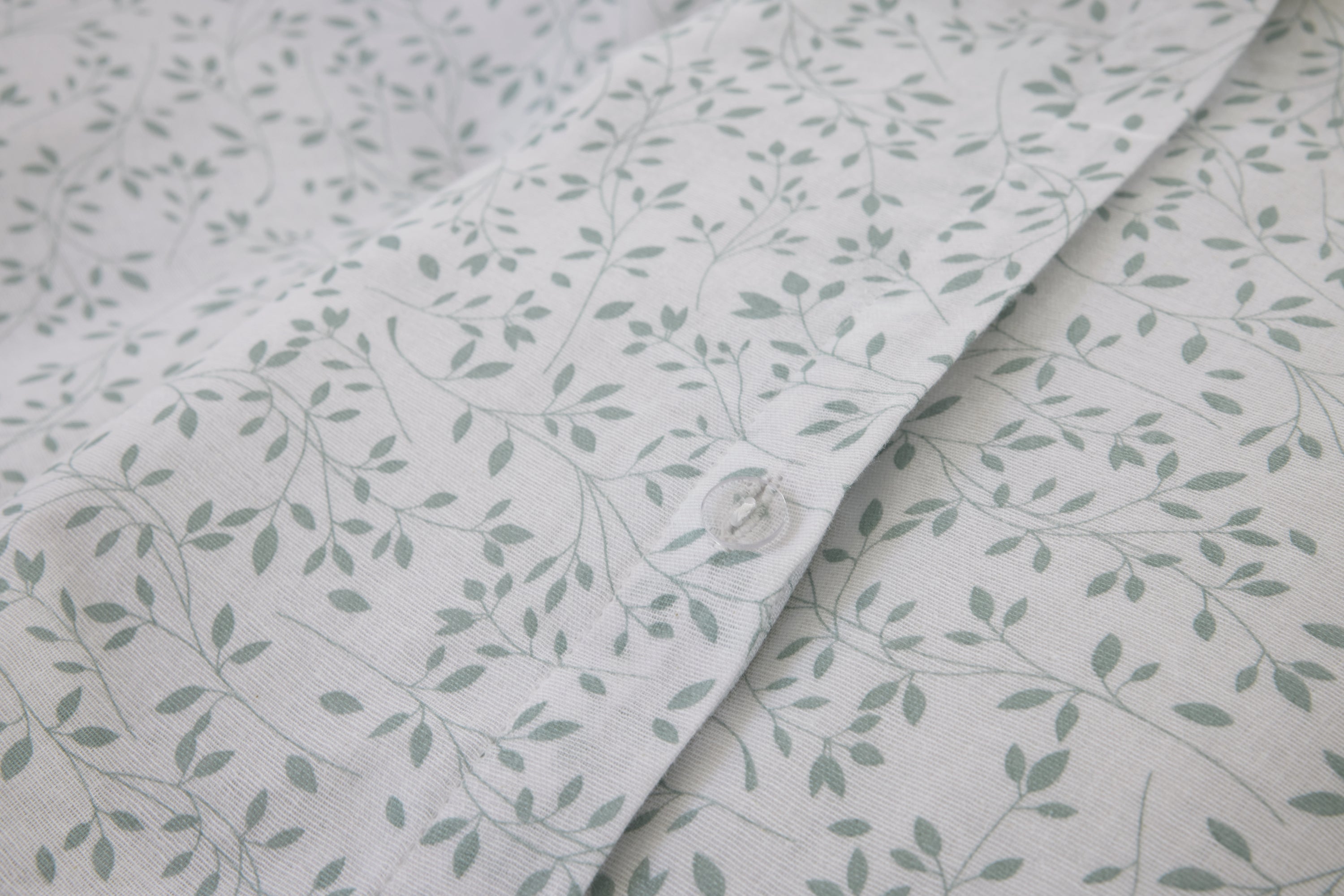 Parure De Lit Complète - 3 Pièces - 100% Gaze De Coton - Murmure - Imprimé