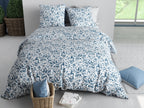 Parure Housse De Couette Blouva - 100% Coton 57Fils - Imprimé