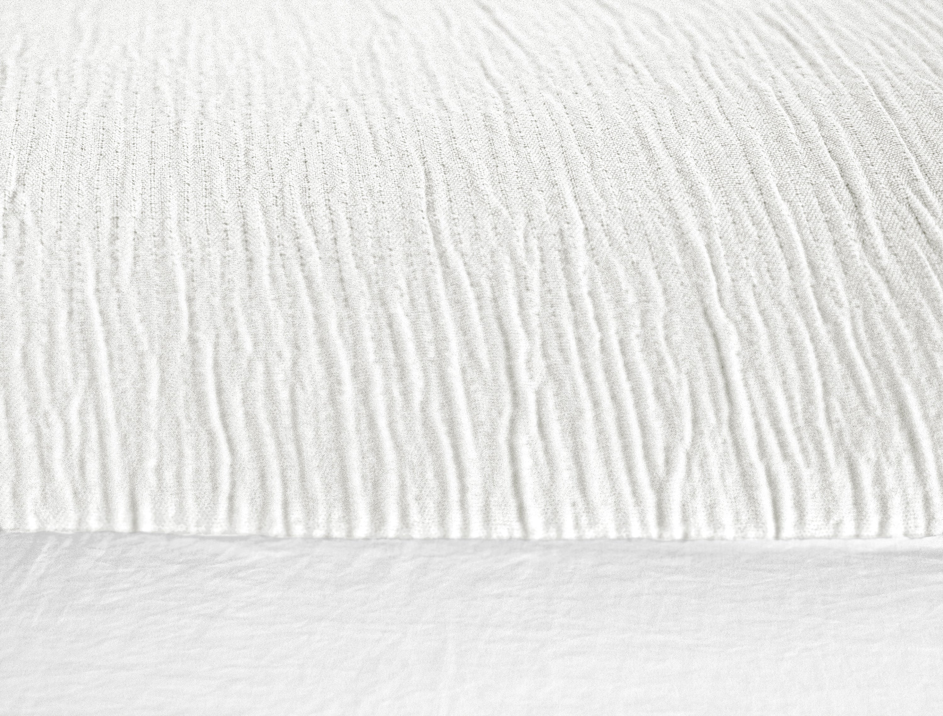 Parure Housse De Couette 100% Microfibre Lavée Et Gaufré , Blanc
