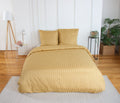 Parure Housse De Couette 100% Satin De Microfibre , Blond
