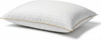 Lot De 2 Oreillers Plume De Canard - Blanc