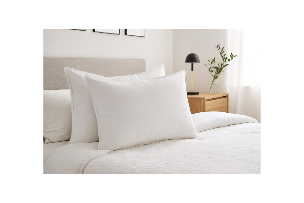 Oreiller Oka - Plume De Canard/Coton - Blanc