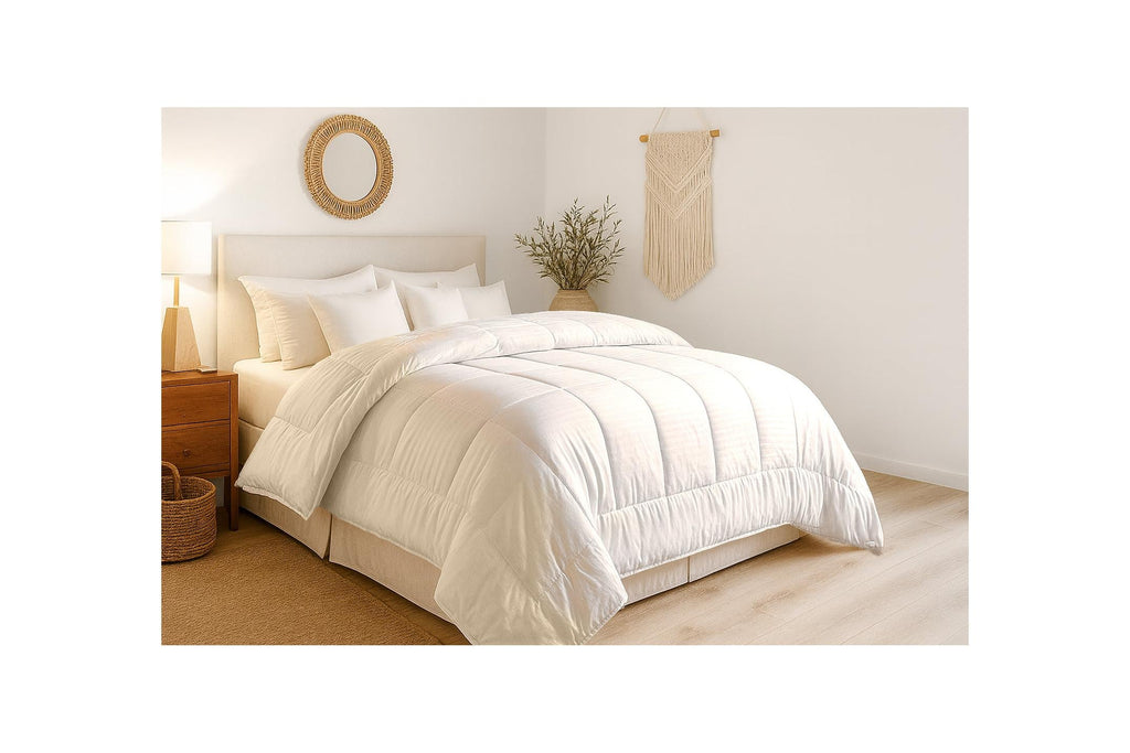 Couette Eclipse - 100% Polyester - Neige