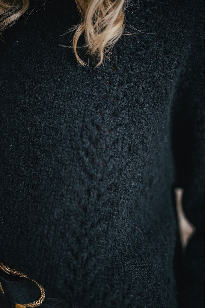 Tricot Riga Noir