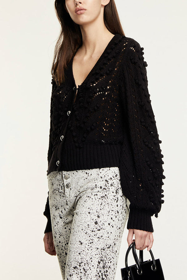 The Kooples - Cardigan En Crochet Avec Boutons - Femme