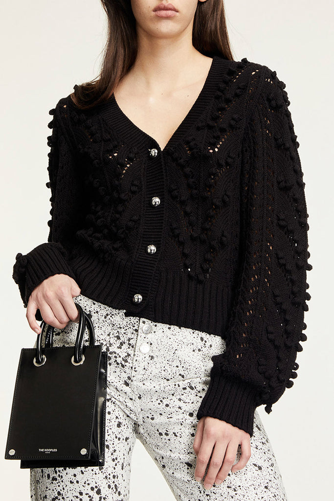 The Kooples - Cardigan En Crochet Avec Boutons - Femme
