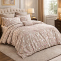 Parure Housse De Couette 3 Pcs En Percale De Coton 80 Fils Sakumi - Imprimé