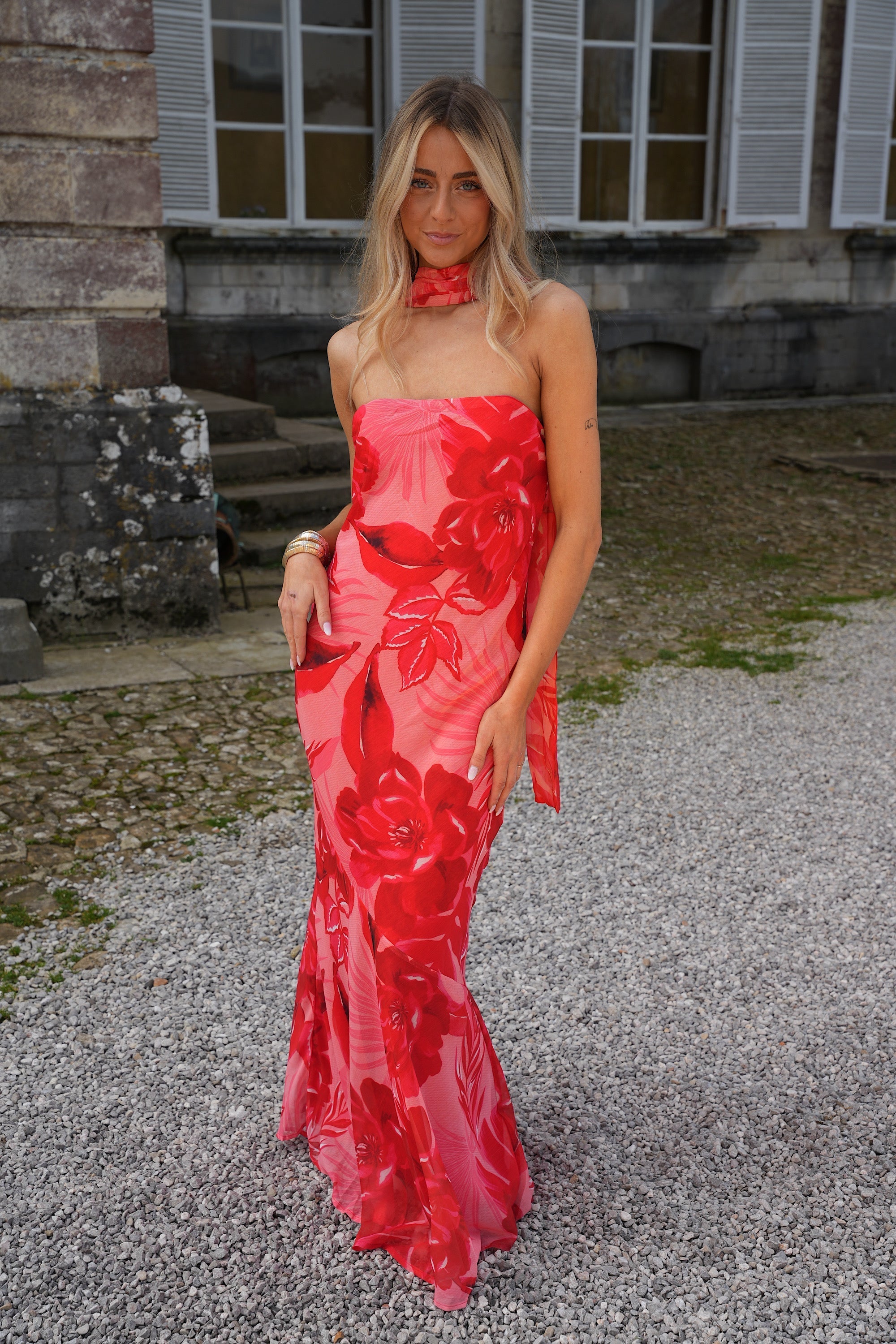 Robe Bustier Elea - Rouge