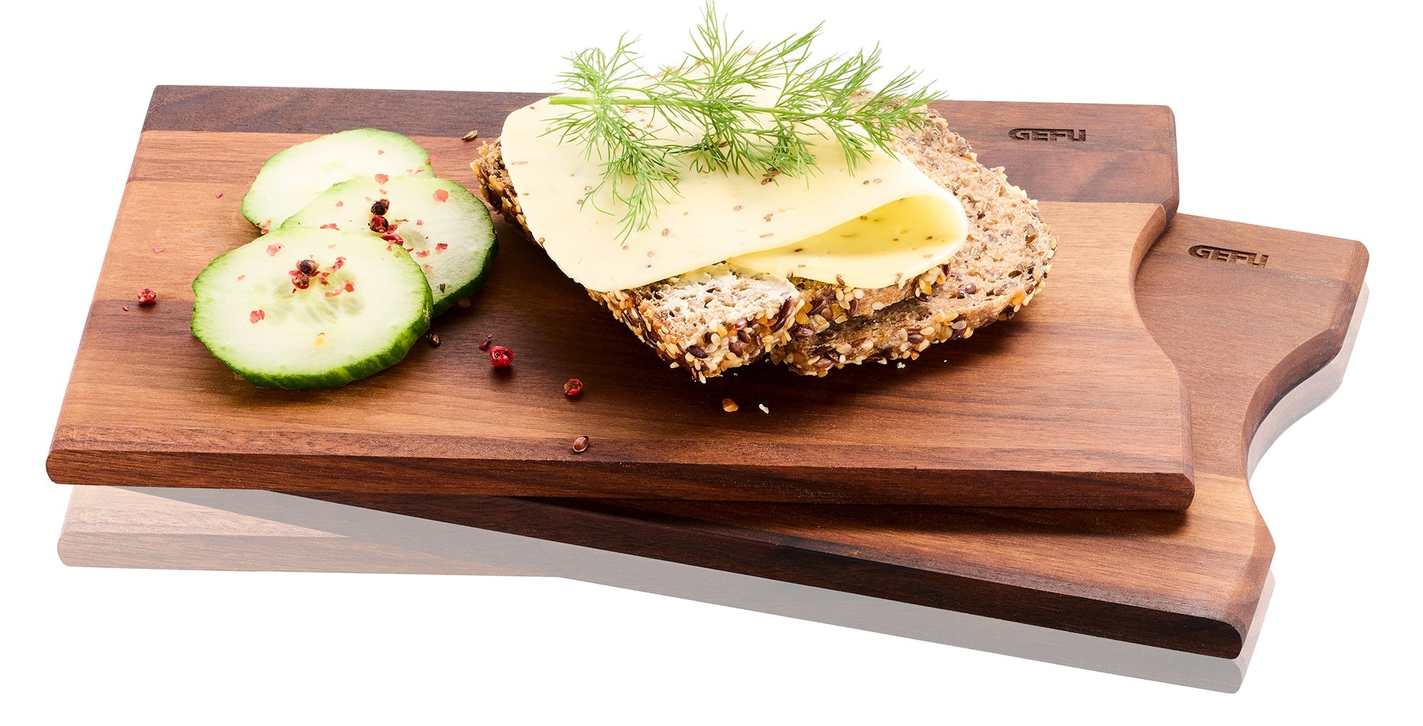 Enno - Lot De 2 Planches À Petit-Déjeuner - Brun
