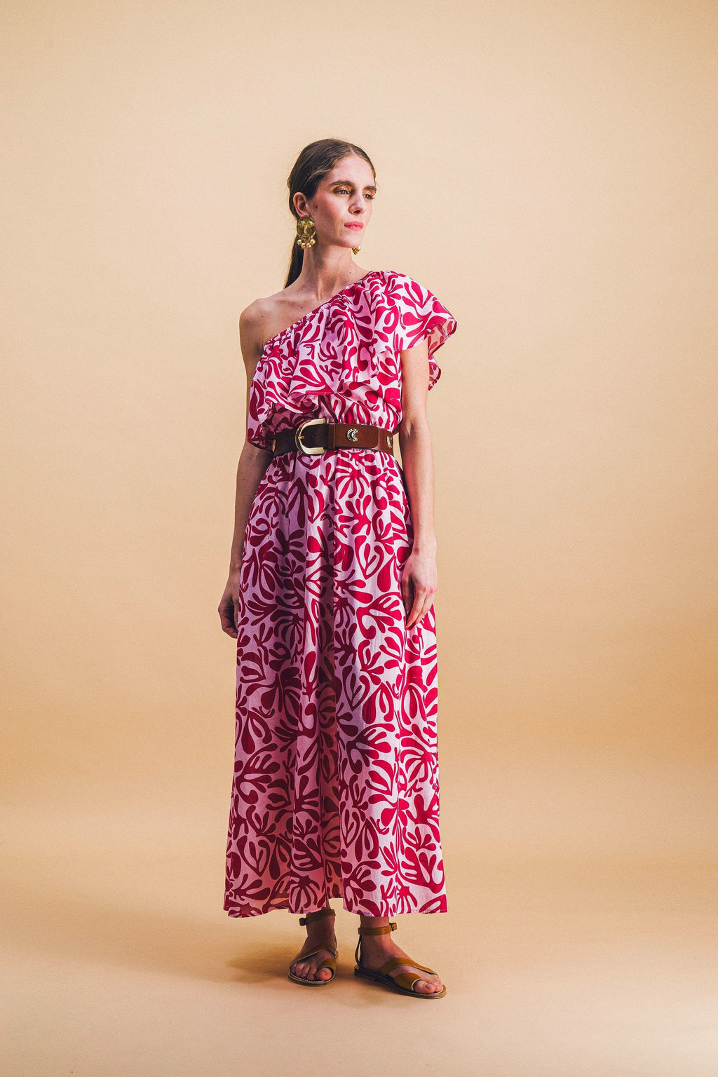 Robe Longue Céleste Cut Outs