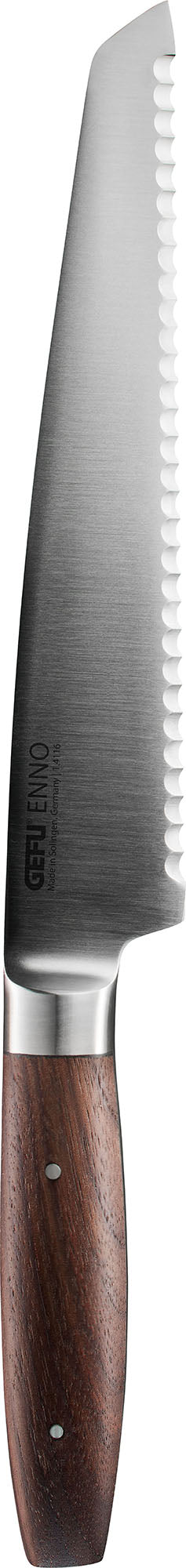 Enno - Couteau À Pain - 21cm - Argent/Brun