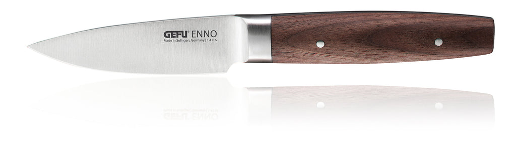 Enno - Couteau Universel - 11,5cm - Argent/Brun