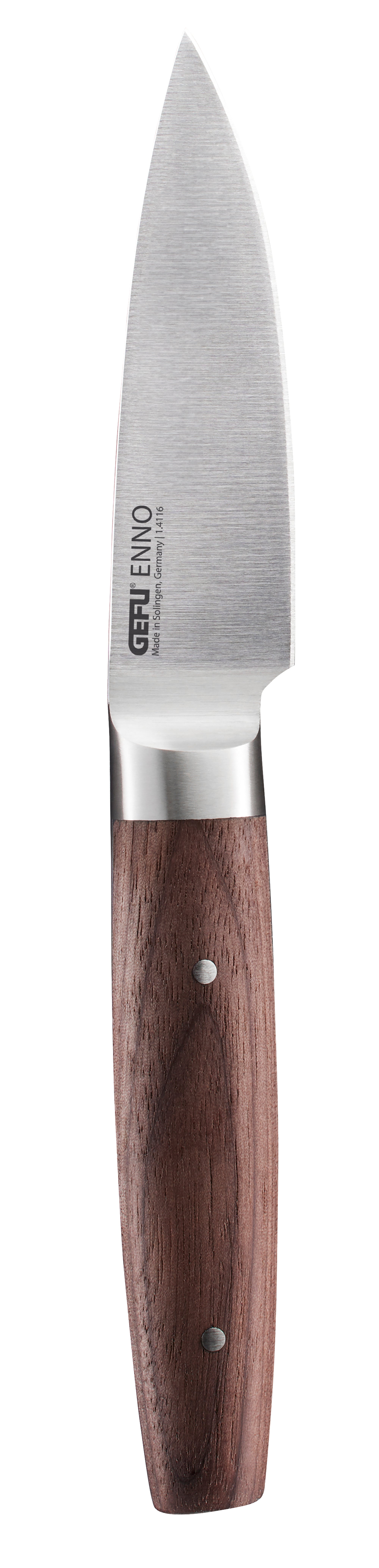 Enno - Couteau Universel - 11,5cm - Argent/Brun
