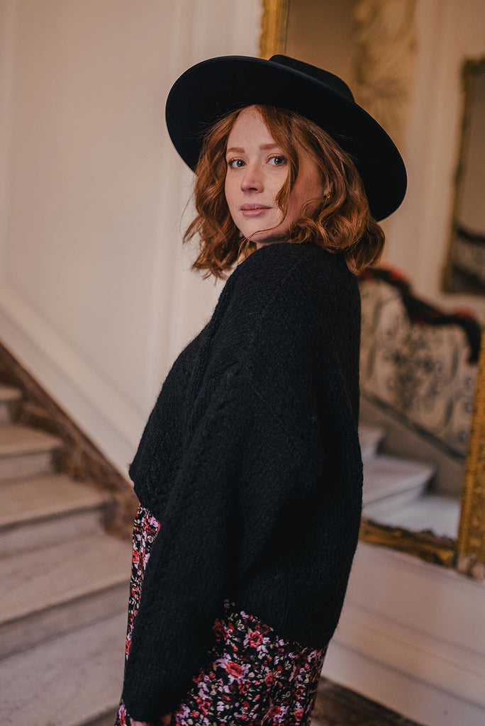 Tricot Riga Noir