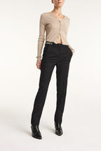 The Kooples - Cardigan Laine Et Cachemire Beige Ajusté - Femme