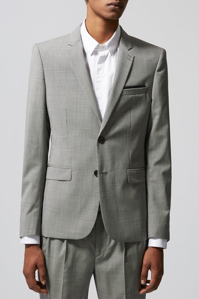 The Kooples - Veste En Laine Noir Et Blanc - Homme