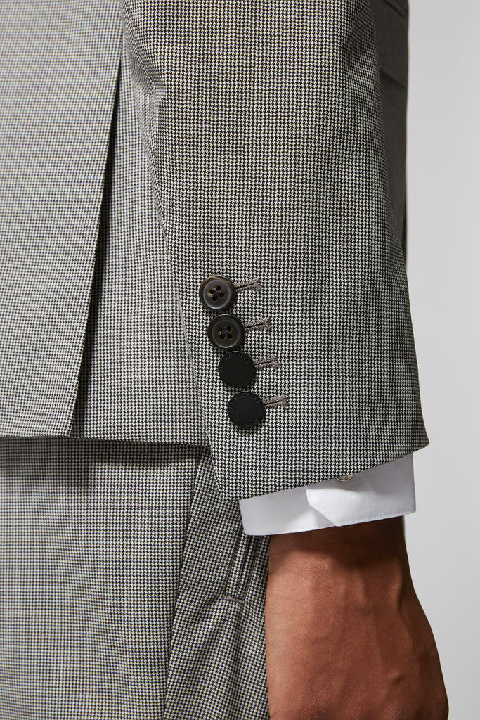 The Kooples - Veste En Laine Noir Et Blanc - Homme