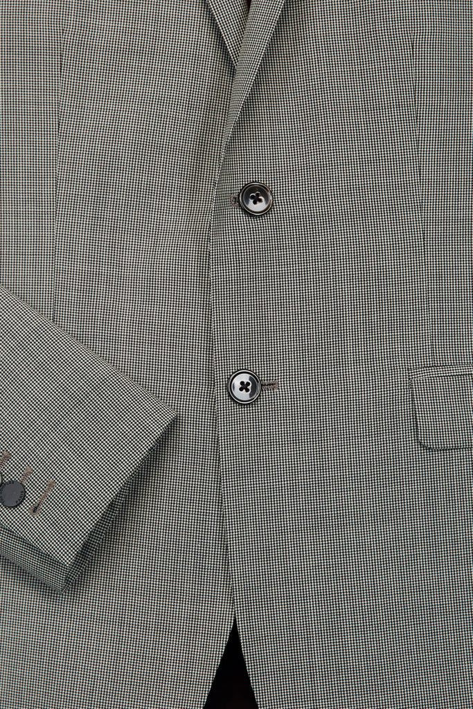 The Kooples - Veste En Laine Noir Et Blanc - Homme