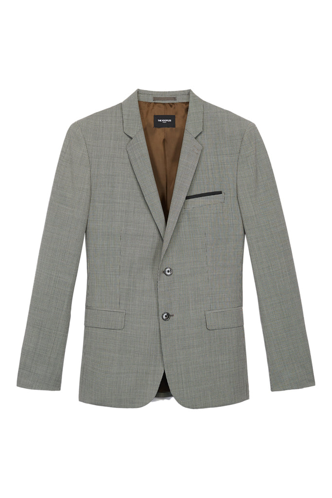 The Kooples - Veste En Laine Noir Et Blanc - Homme