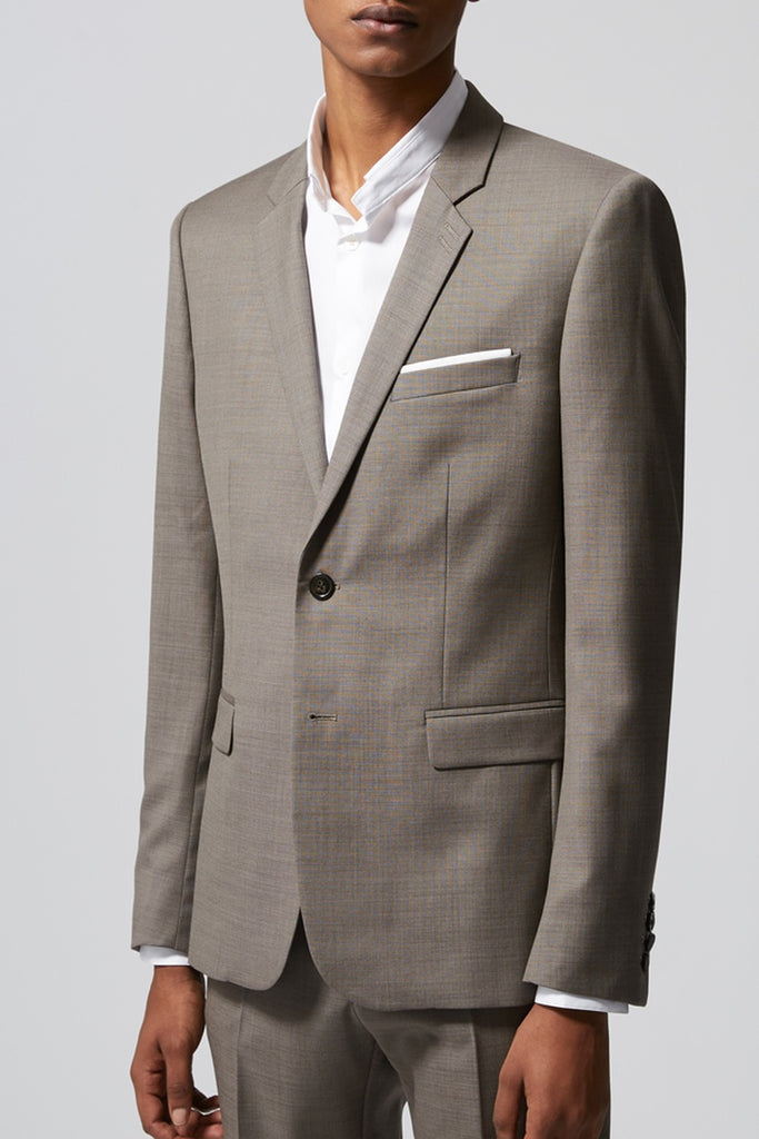 The Kooples - Veste En Laine Beige - Homme