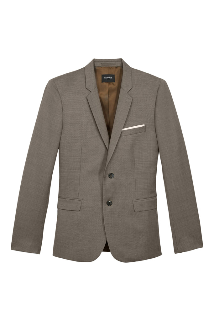 The Kooples - Veste En Laine Beige - Homme