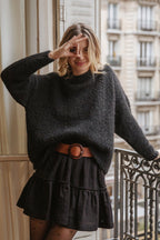 Tricot Riga Noir