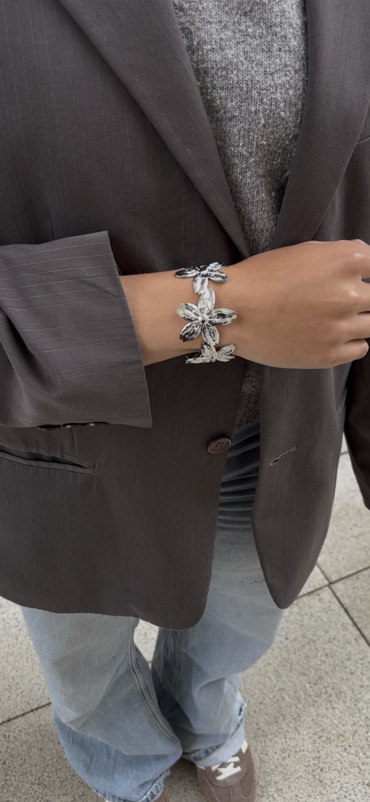 Bracelet Flower Bangle