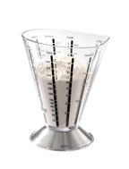 Saturas - Verre Mesureur, 500 Ml - Noir/Argent