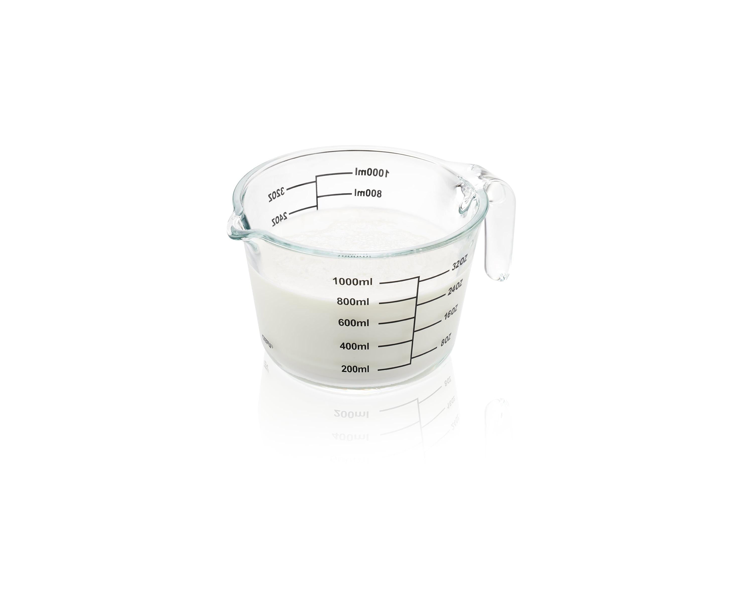 Dimenso - Verre Mesureur - 1000ml - Noir/Transparent