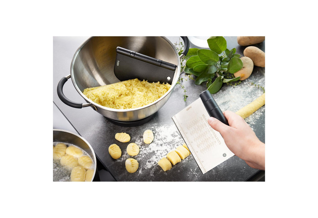 Dutto - Spatule À Pâte En 2 Parties - Noir/Argent