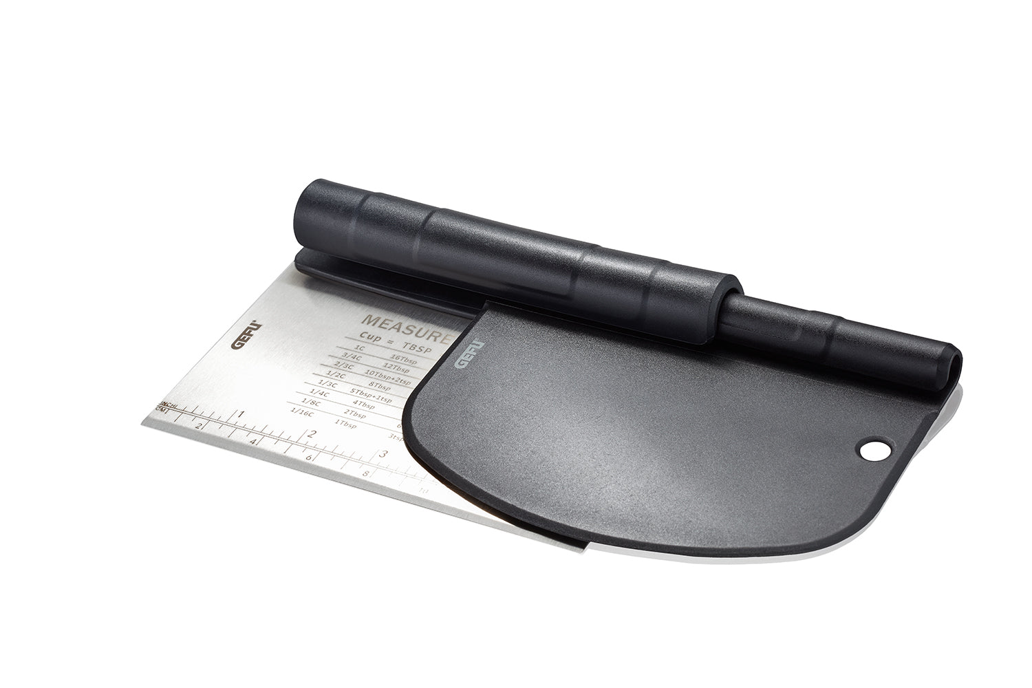 Dutto - Spatule À Pâte En 2 Parties - Noir/Argent