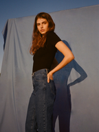 Jean Straight Mid Blue