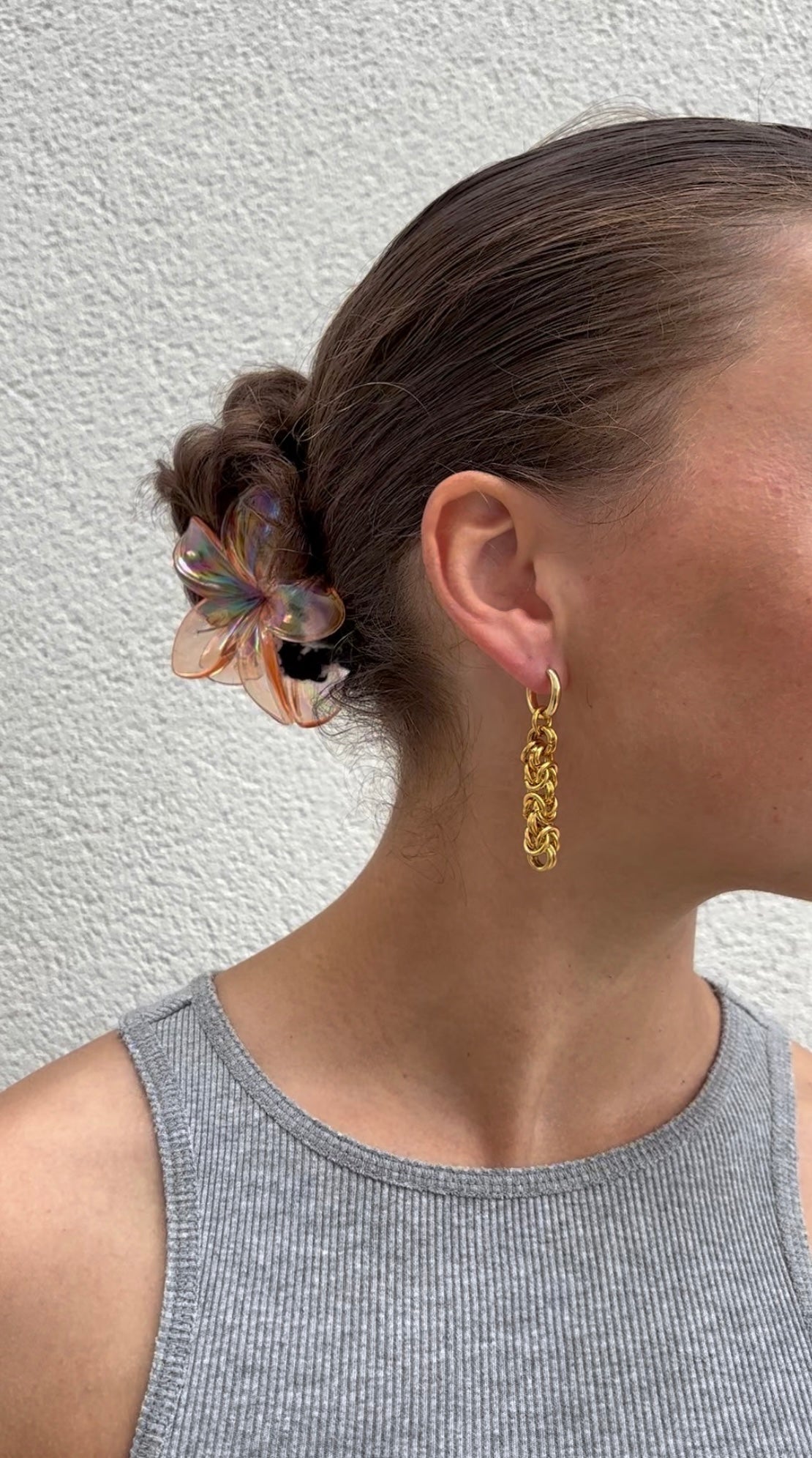 Boucles D'Oreilles Vintage Chain