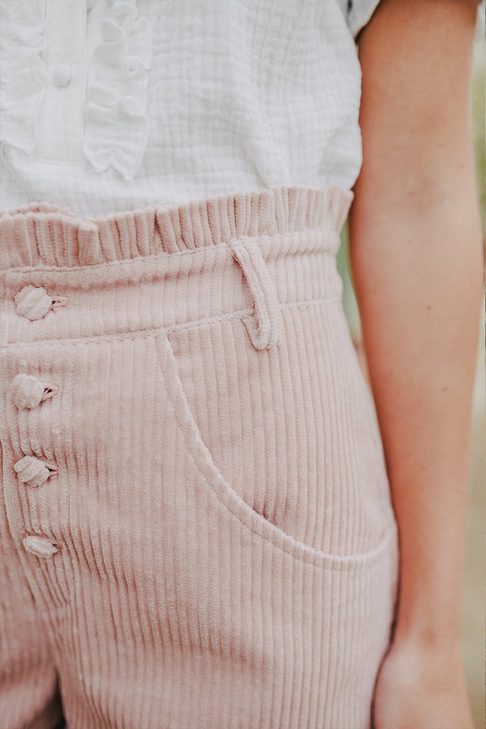 Short Gaston Velours Rose