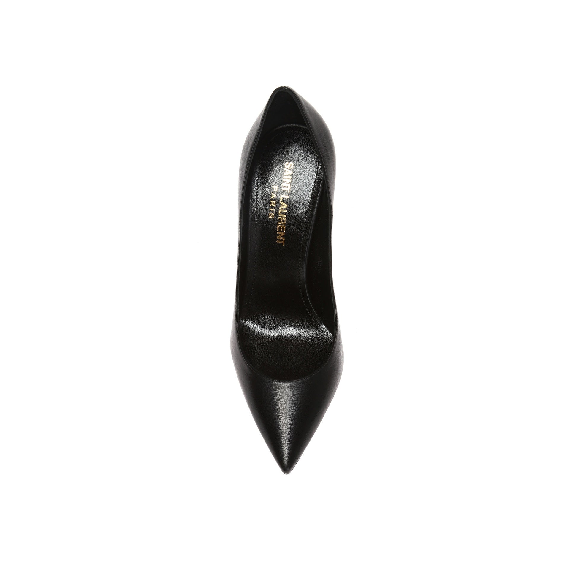 Escarpins Saint Laurent Zoè Leather - Black - Femme