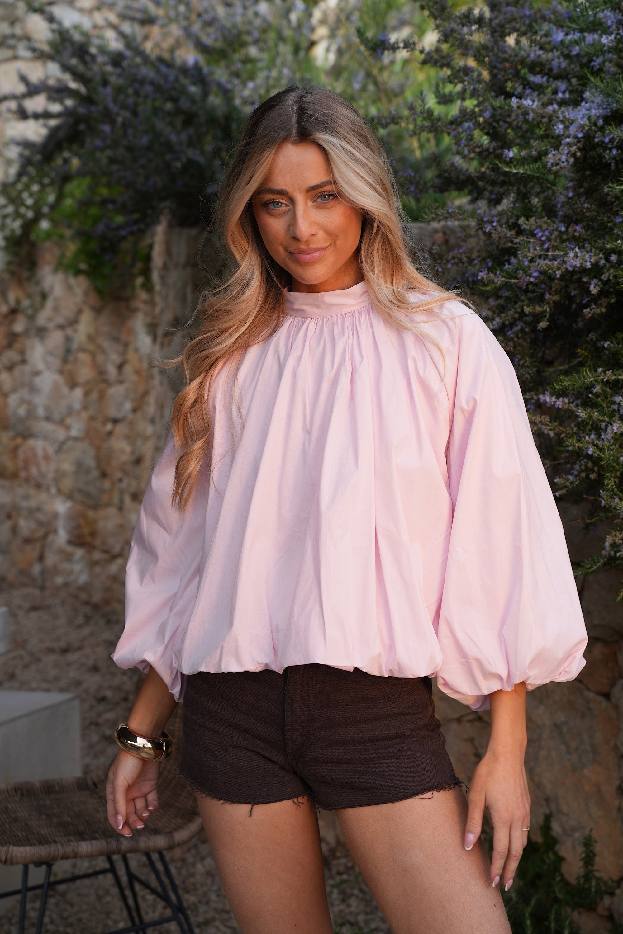 Blouse Dos Nu Lorena - Rose