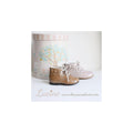 Chaussures Bottillons Souples Azylis Noeud Côté - Vernis Noisette - Fille